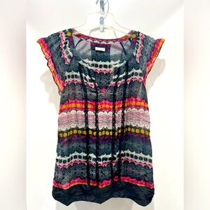 Anthropologie Silk Odille Blouse